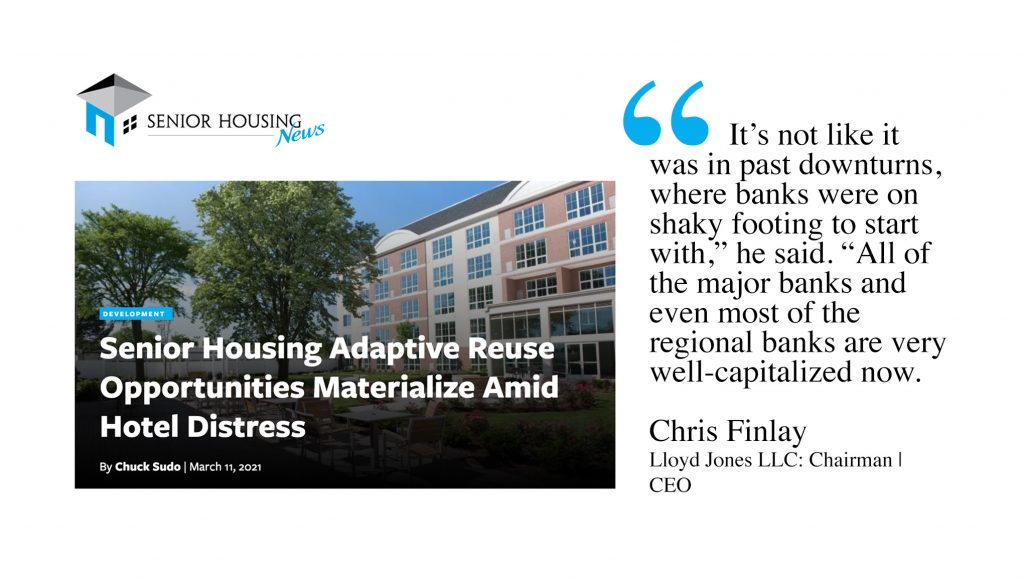 Senior Housing Adaptive Reuse Opportunities Materialize Amid Hotel Distress